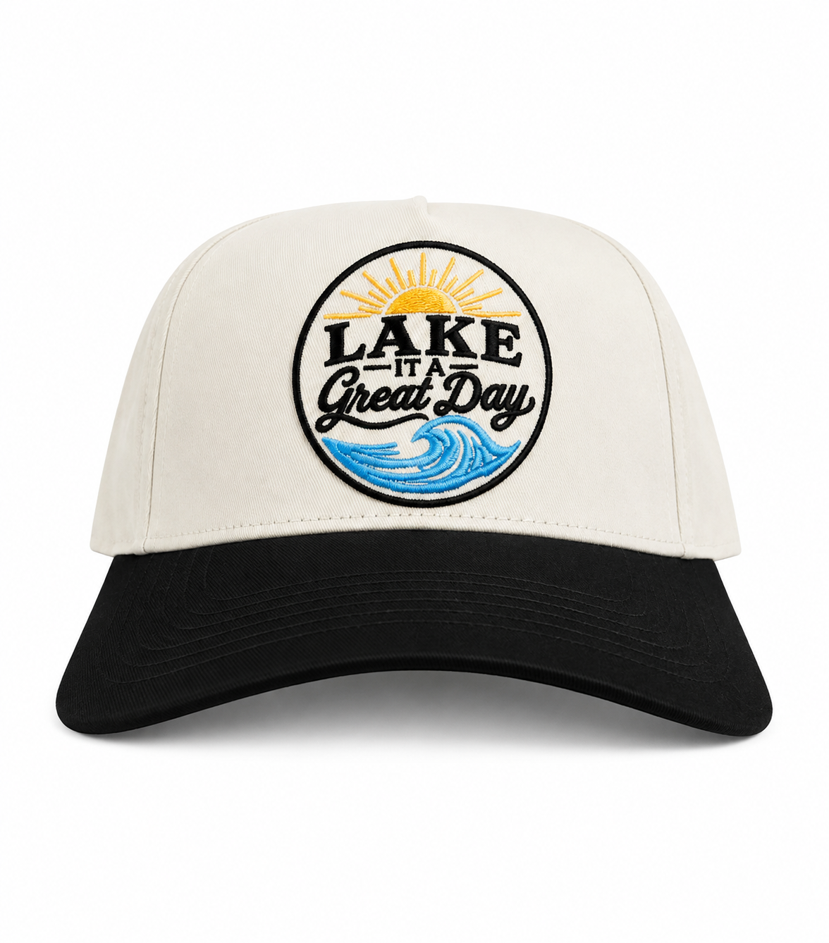 Lake It a Great Day — Great Lakes Love Club Hat Black